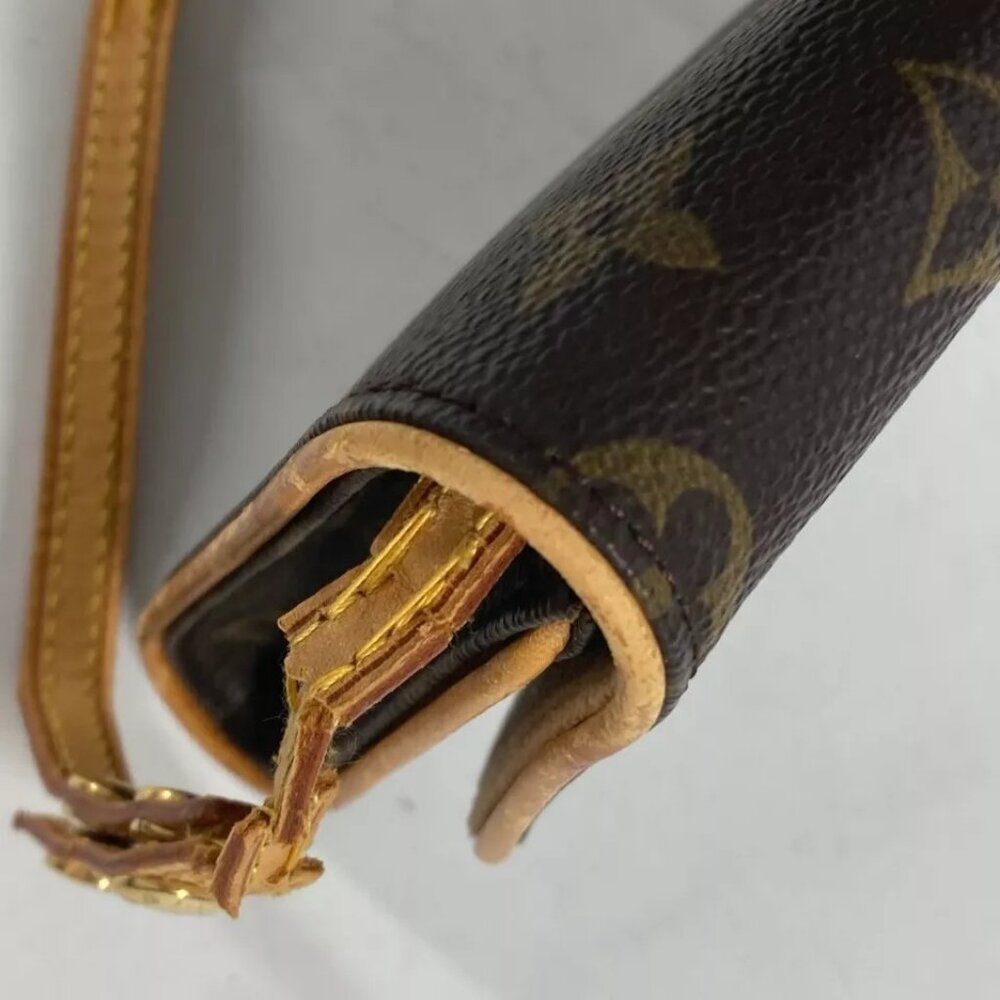 LOUIS VUITTON M51852 Monogram Pochette Twin GM 2WAY Bag Clutch Shoulder Bag - Picture 7 of 16